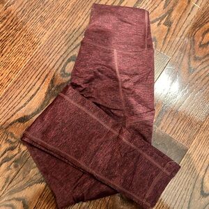 Aerie Burgundy Leggings